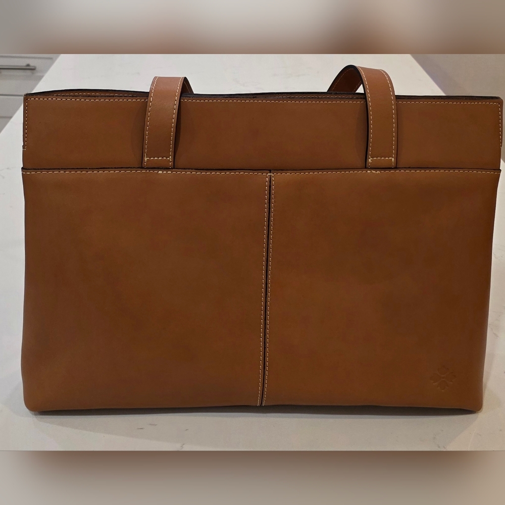 Patricia Nash 100% Leather Bag Hazelnut - Picture 10 of 16